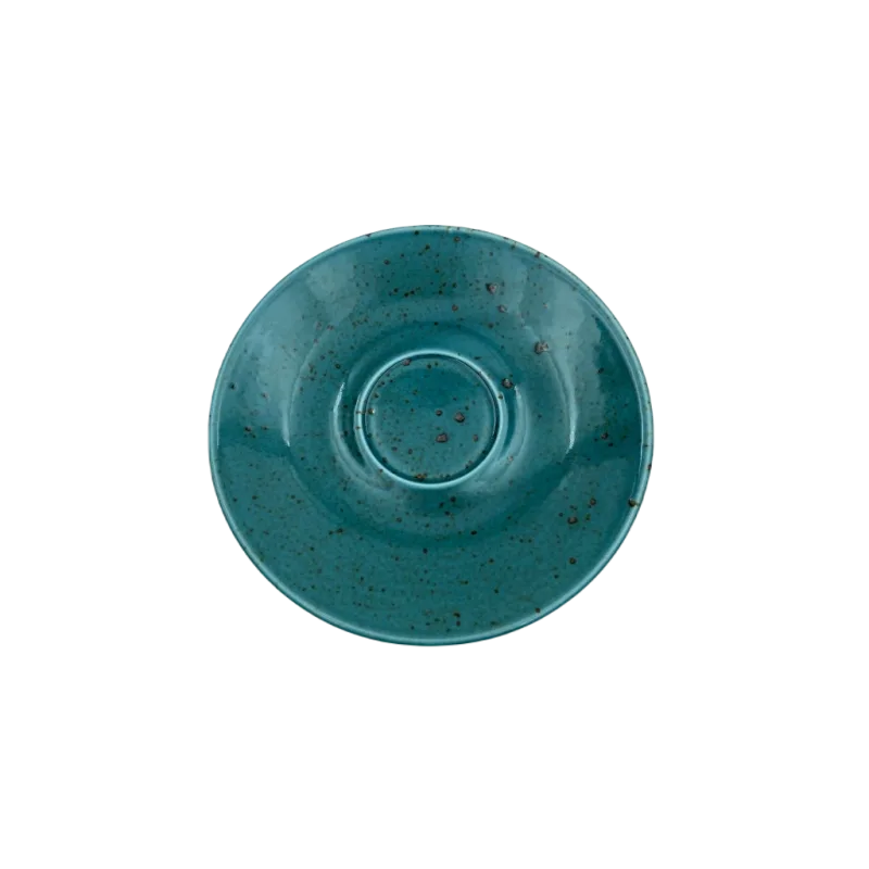 Moritz Zdekauer, Podšálek Viola 15cm, Tyrkysová