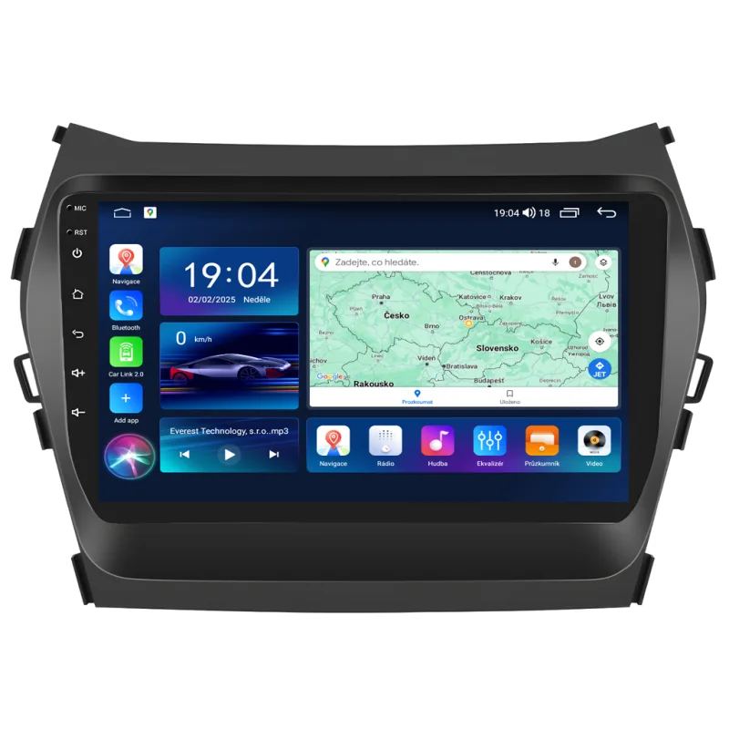EVT-UN06M/A7162 Everest 2DIN autorádio EVT55 Android, Hyundai Santa Fe ix45