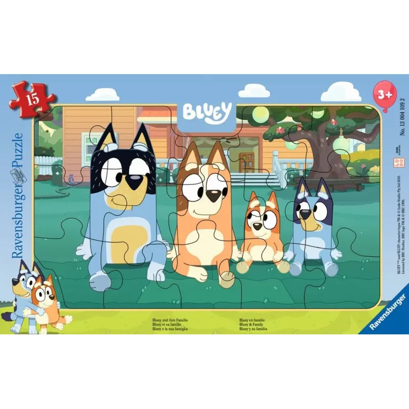 Bluey 15 dílků