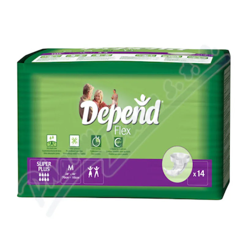 Depend Flex Super Plus inkont.kalh.vel.M 14ks