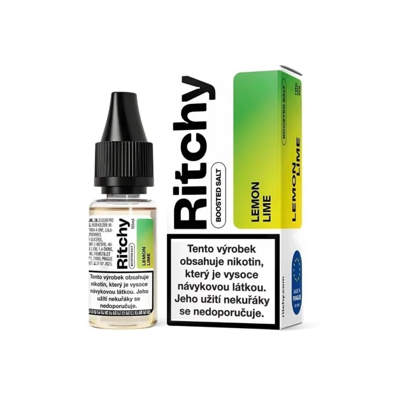 Ritchy Salt Lemon Lime 10ml 20mg  Citrón, Limetka