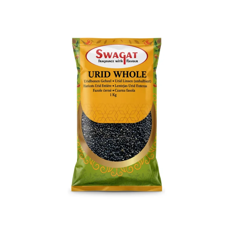 SWAGAT Urid Whole Black Beans 1kg