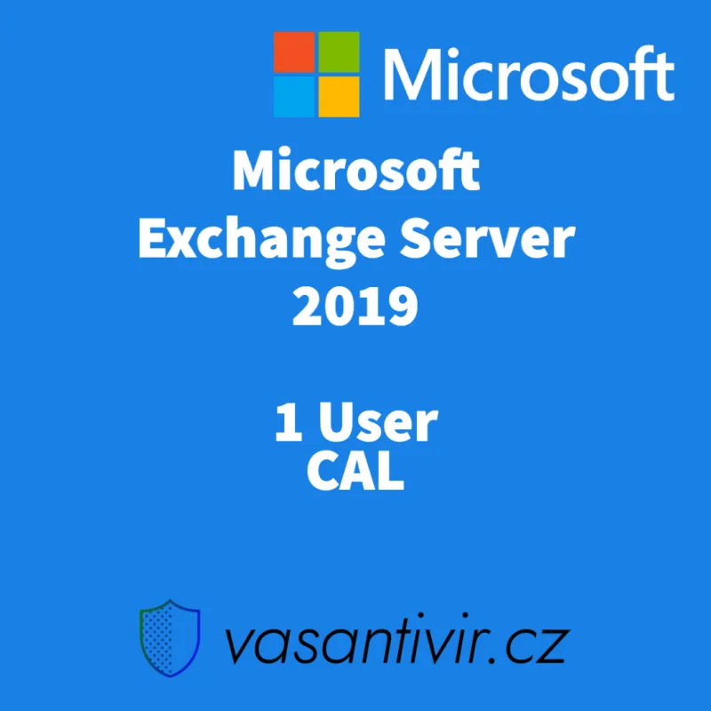 Microsoft Exchange Server 2019 - std - 1 User CAL, druhotná