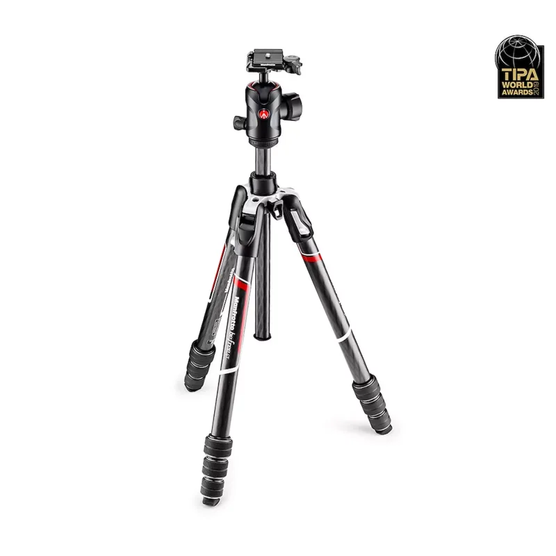 Karbonový stativ Manfrotto Befree GT s kulovou hlavou 496 a Twist lock