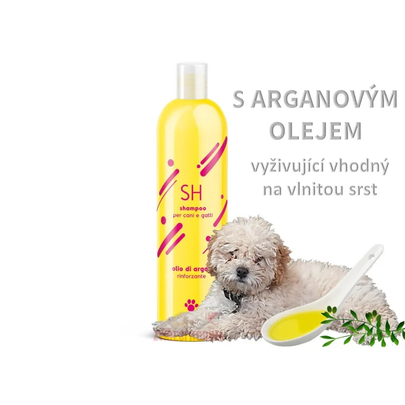 Šampon Record PROFESIONAL 250ml - arganový olej vyživující na kudrnatou srst