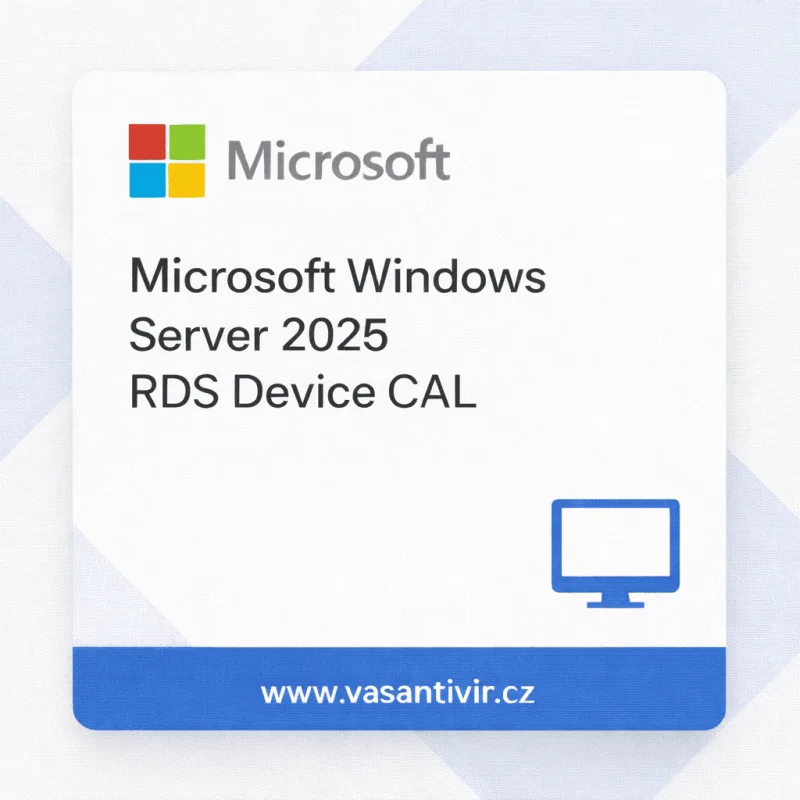Microsoft Windows Server 2025 RDS 1 Device CAL, nová