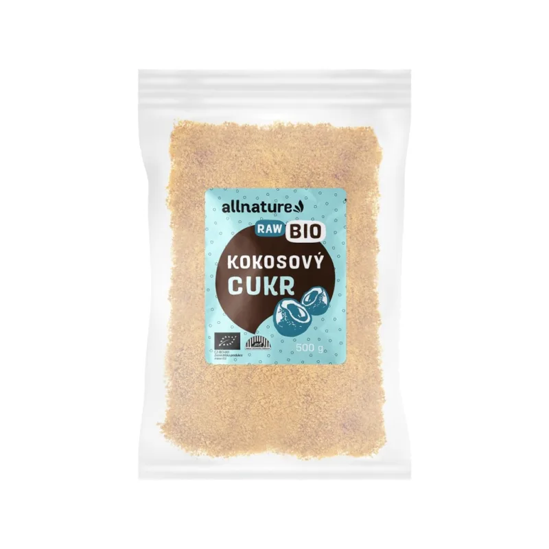 Allnature Kokosový cukor BIO, 500 g