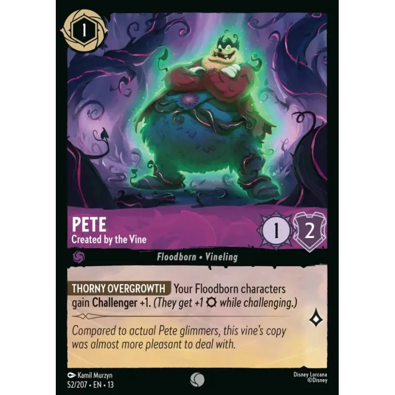 Pete - Created by the Vine - foil