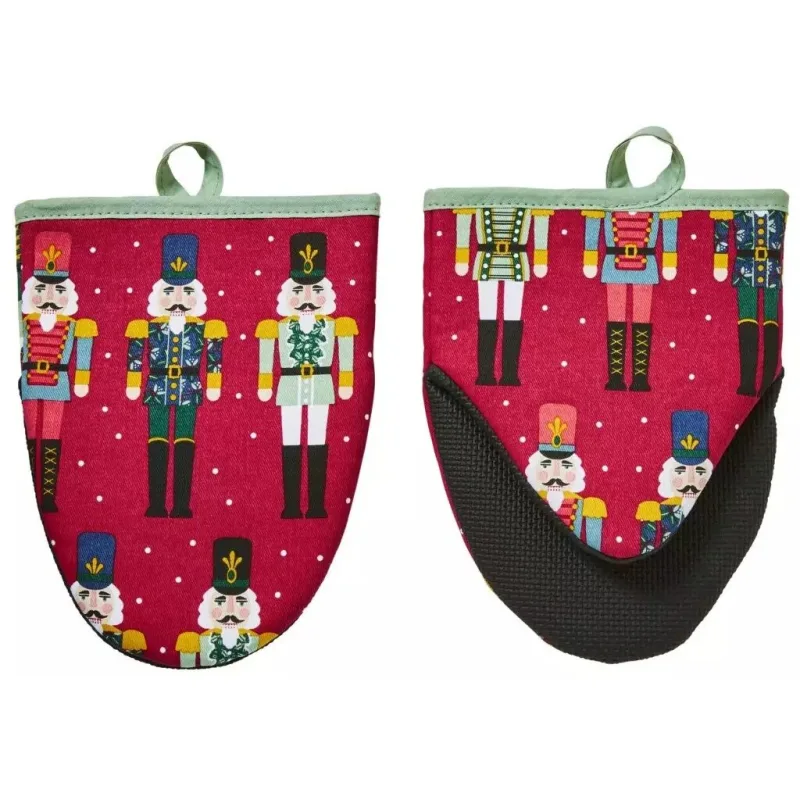 Ulster Weavers Pár malých kuchyňských rukavic Nutcracker Red 19 x 14 cm2 ks