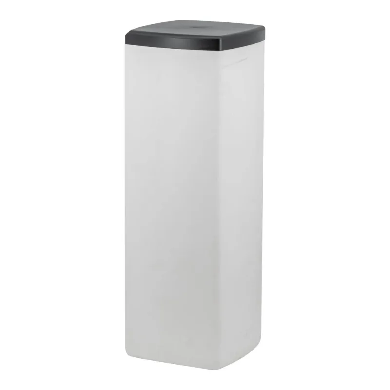Zásobník na sůl, 75 l, hranatý, černé víko