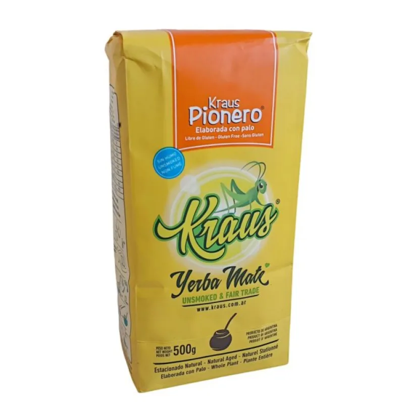 Yerba Maté Kraus Pionero Suave - 500 g