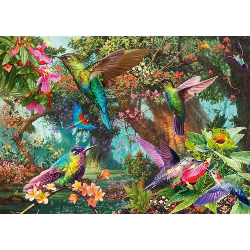 Puzzle Kolibríky