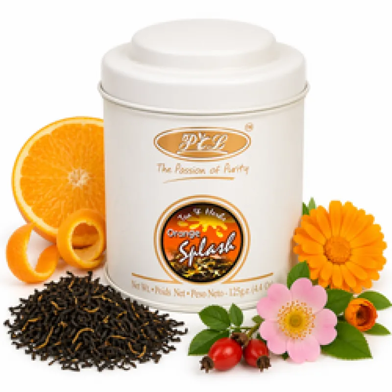 Premier's Tea Orange Splash – černý čaj Assam s pomerančem 125 g