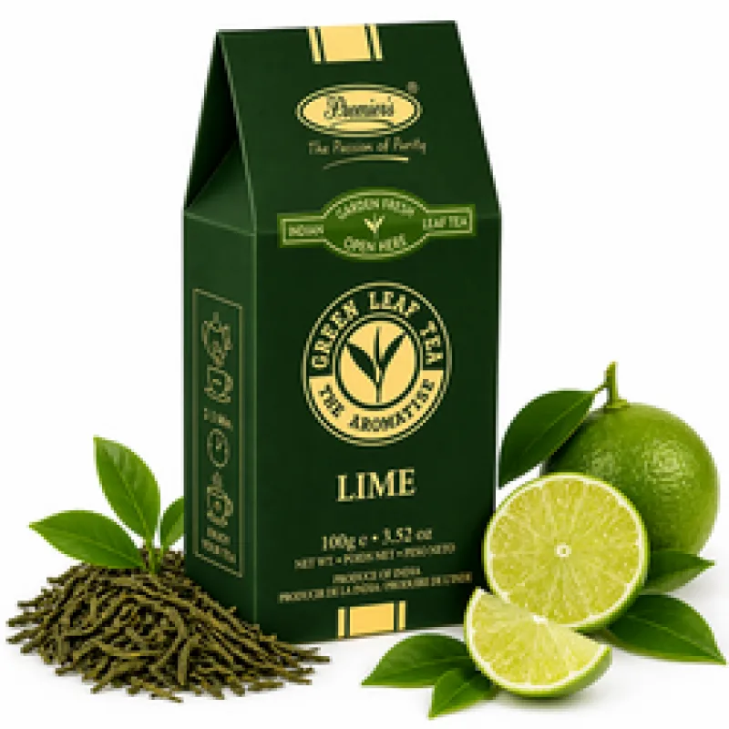 Premier's Tea Lime – zelený čaj s limetkou, 100 g