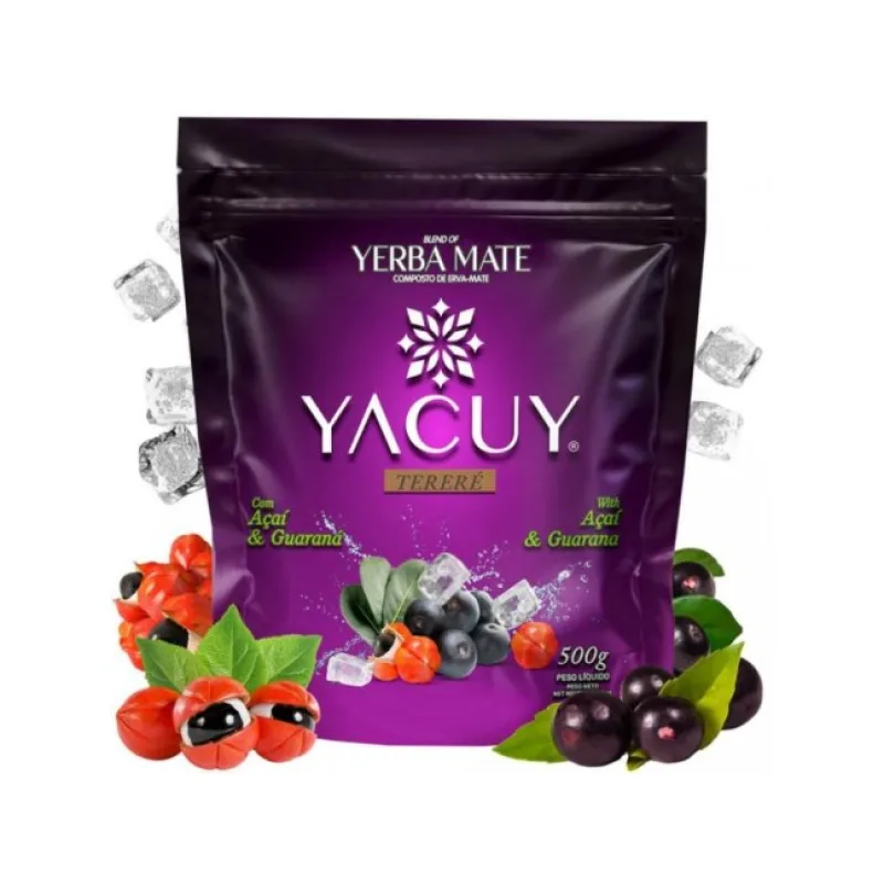 Yerba Maté Yacuy Acai and Guarana Tereré – 500 g