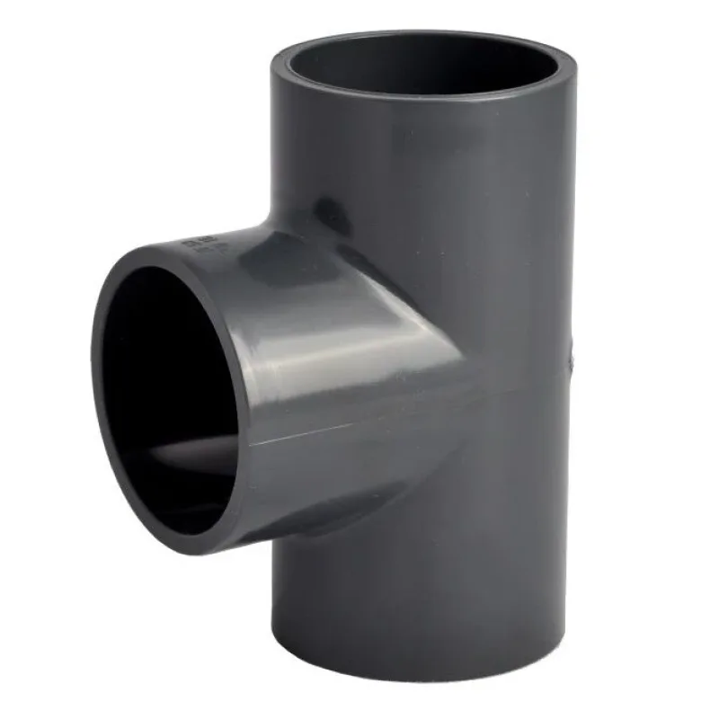 PVC T-kus 50 mm 90° lepenie x lepenie
