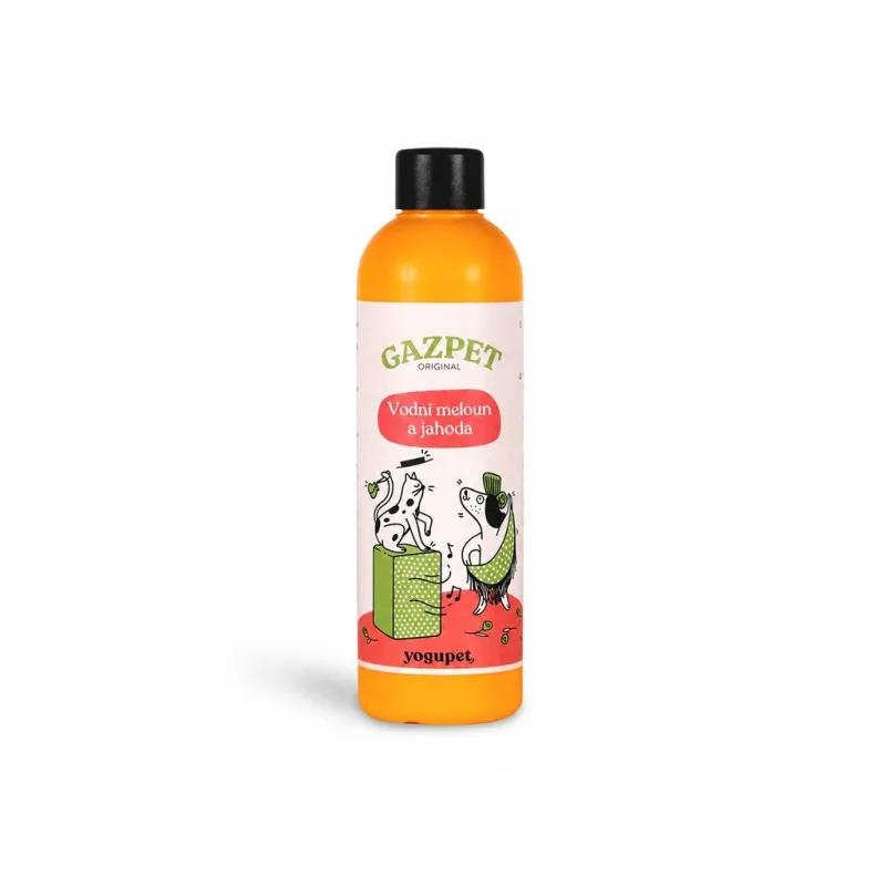 Yogupet Gazpet jogurtový nápoj s vodním melounem a jahodou 250 ml