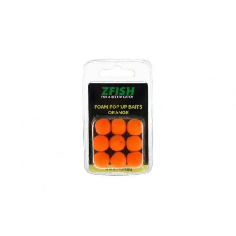 Pěnová nástraha Zfish - Foam Pop up Orange 15 mm