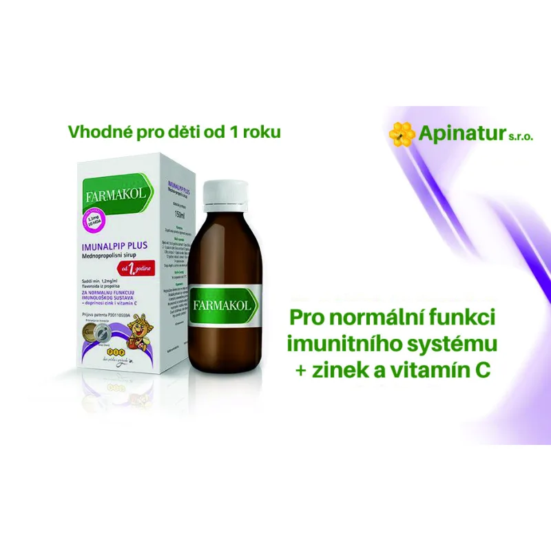 Imunalpip - medopropolisový sirup