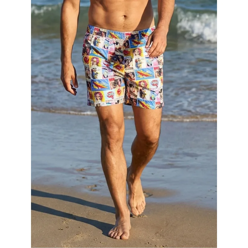 Pánské koupací šortky RAGMAN  Multicolor
