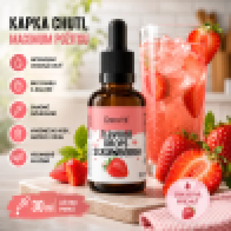 Erdbeergeschmack, Tropfen 30ml