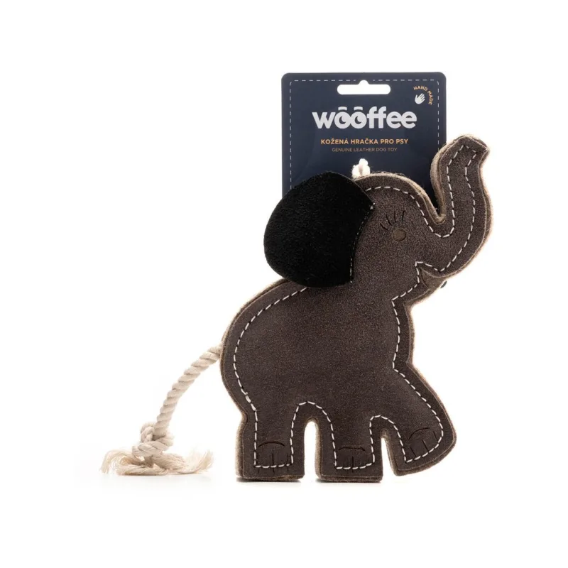 Wooffee kožená hračka Slon
