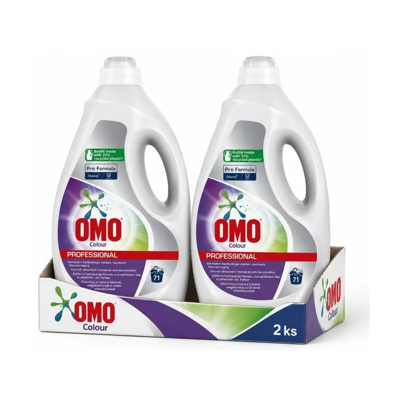 Omo Professional prací gel na barevné prádlo 2×5 l (142 dávek) - VÝHODNÉ BALENÍ  - výhodné balení