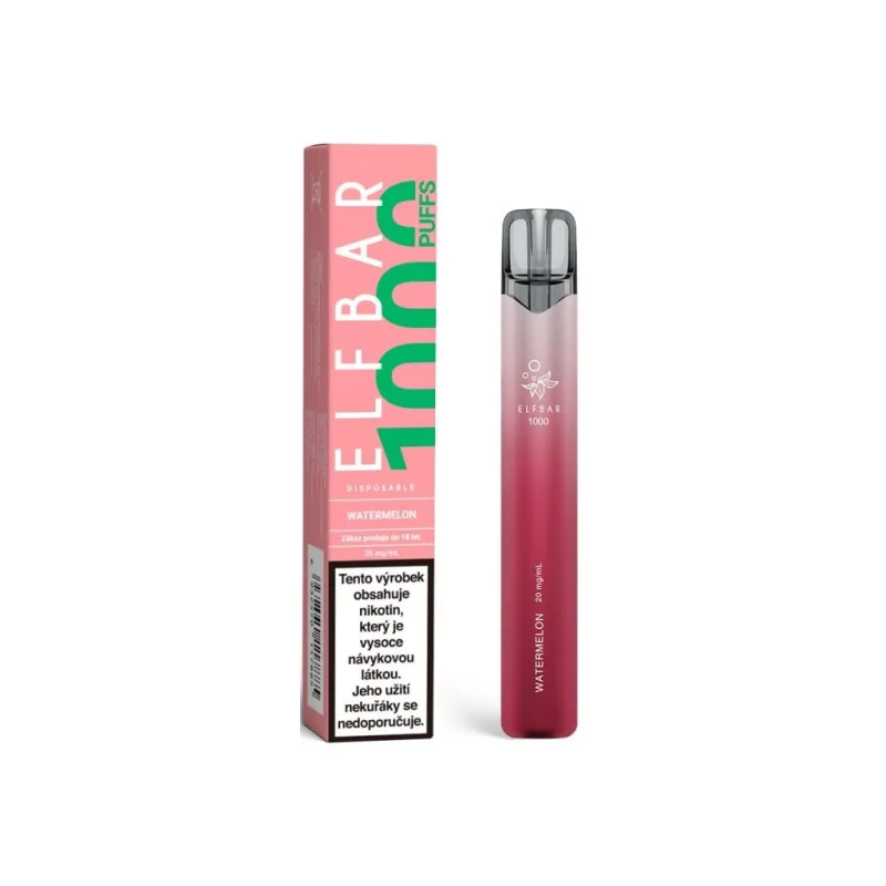 Elf Bar 1000 elektronická cigareta 20mg Watermelon
