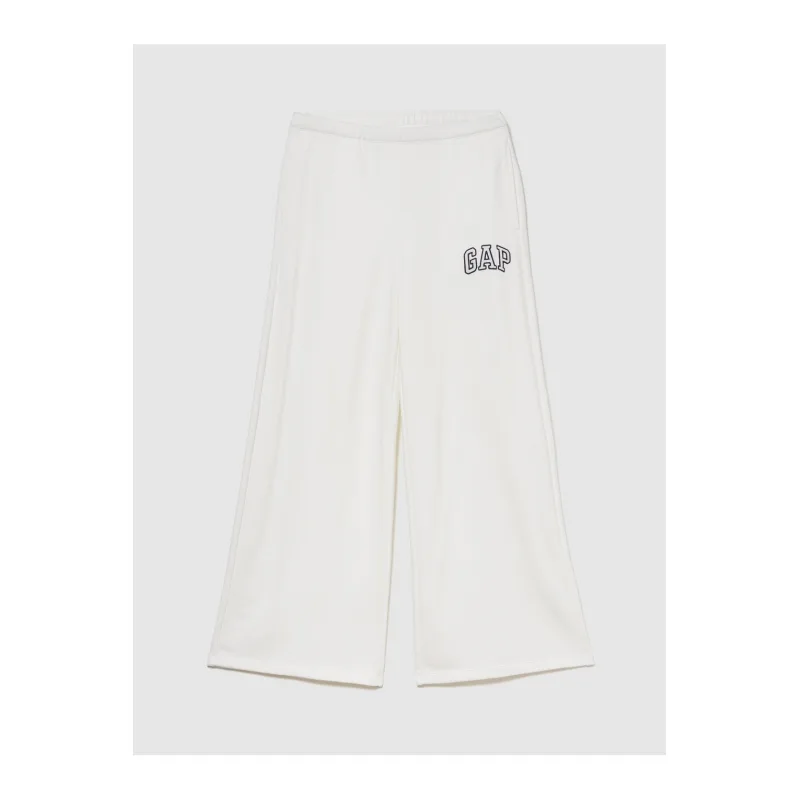 Tepláky s logem Wide-Leg