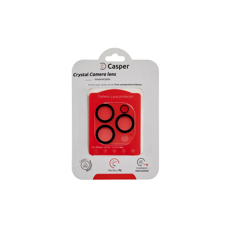 Casper Camera Lens Protector - iPhone 14 Pro/14 Pro Max Crystal