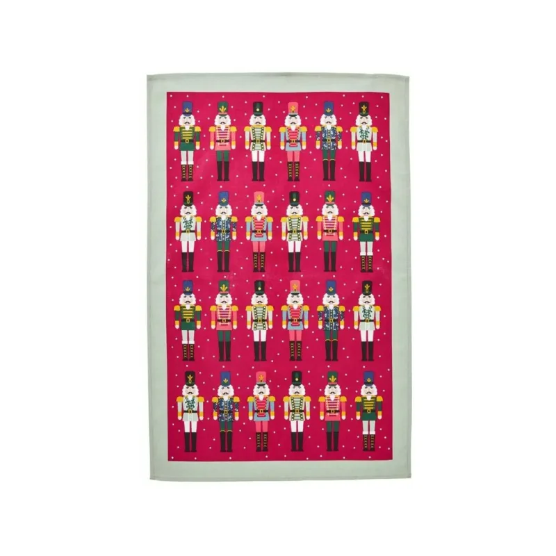Ulster Weavers Vánoční kuchyňská utěrka Nutcracker Red 100% bavlna 70x45 cm