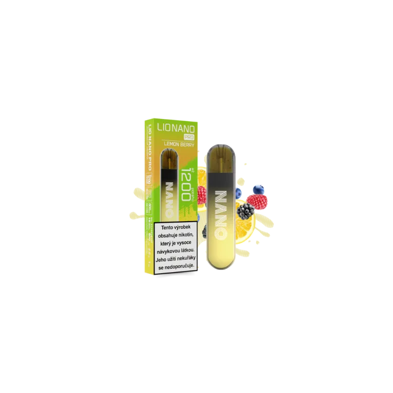 LIO NANO PRO 1200 - Lemon Berry 16mg