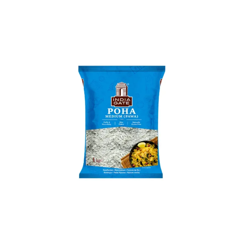 India Gate Poha Medium (1Kg)