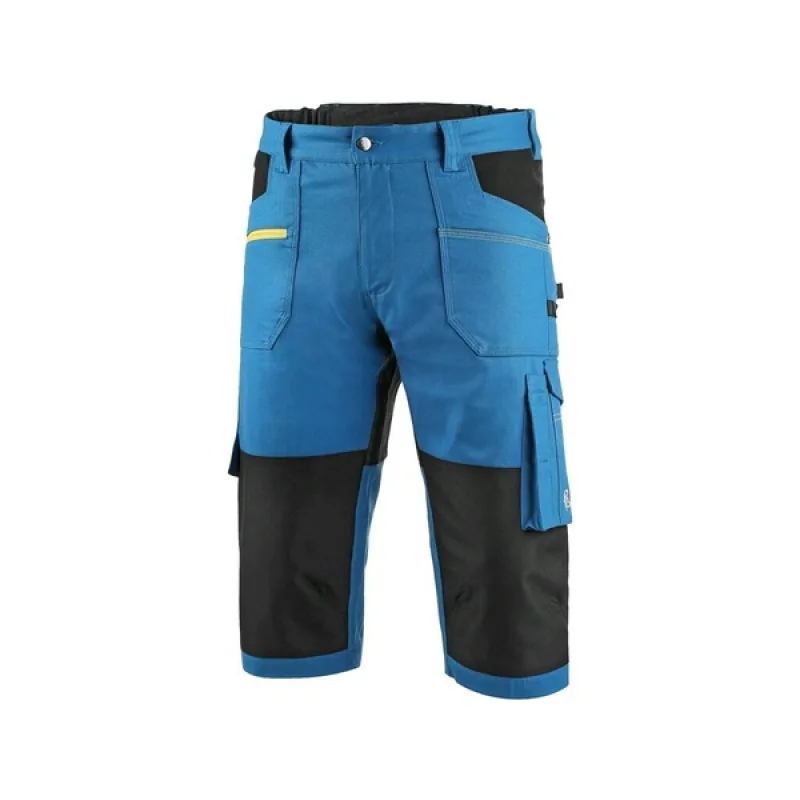 Pánske 3/4 nohavice CXS STRETCH, stredne modro-čierne