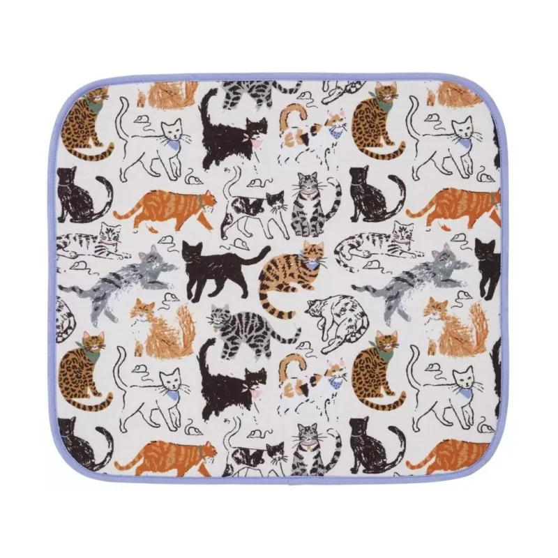 Ulster Weavers Podložka na sušení nádobí Feline Friends 44 x 40 cm
