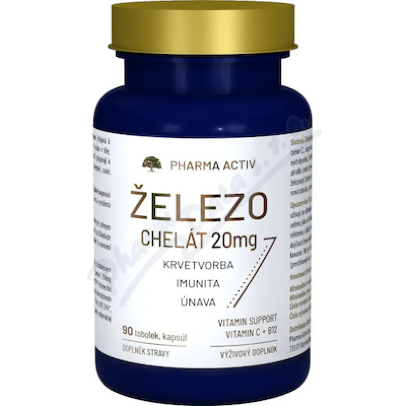 Železo chelát 20mg tob.90