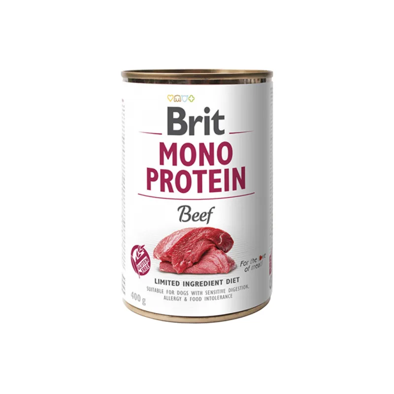 Konzerva Brit Monoprotein Beef 400g – náhled 1