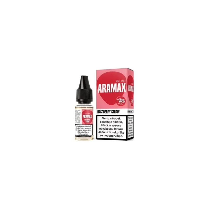Liquid Aramax SALT Raspberry Straw 10ml - 10mg