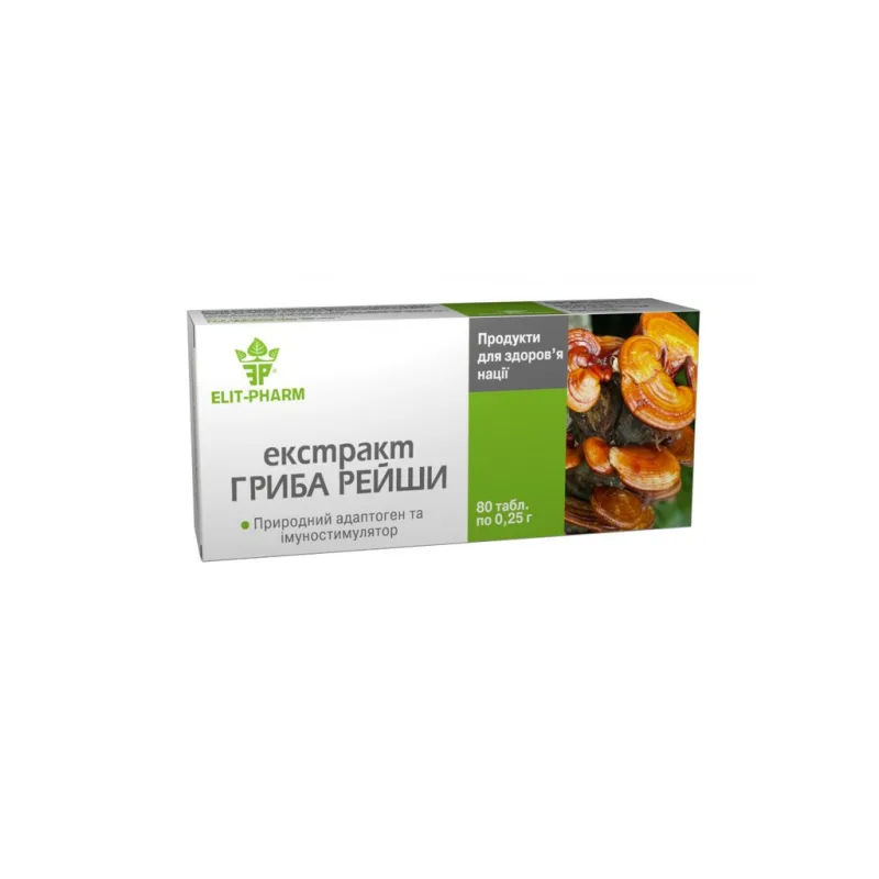 Reishi extrakt houby - "Houby nesmrtelnosti" 80 tablet ELIT PHARM