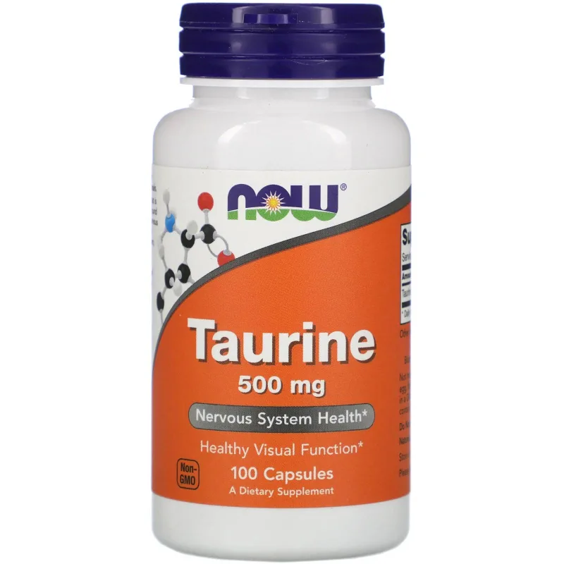 Taurin 500 mg, 100 kapslí