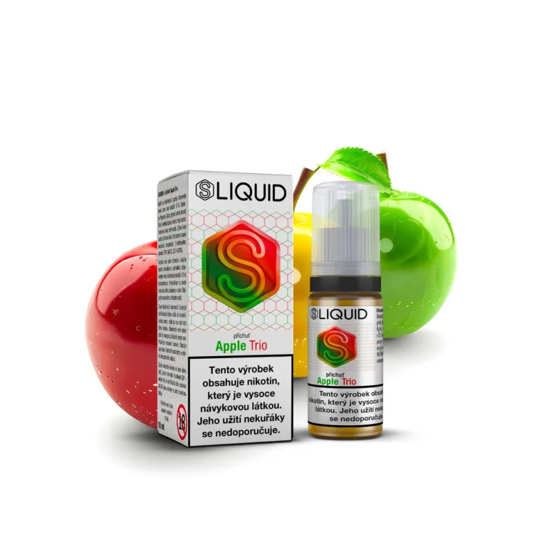 SLIQUID - Trojité jablko (Apple Trio) 10ml