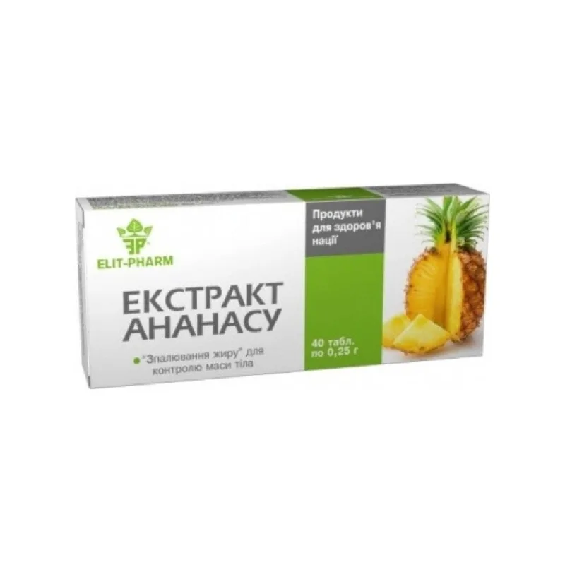 EXTRAKT Z ANANASU - BROMELAIN 80tbl. ELIT PHARM