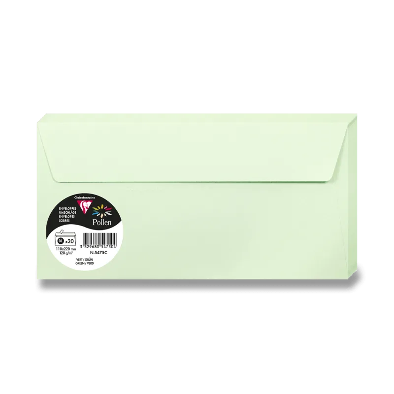Papier Clairefontaine - coloured envelopes DL