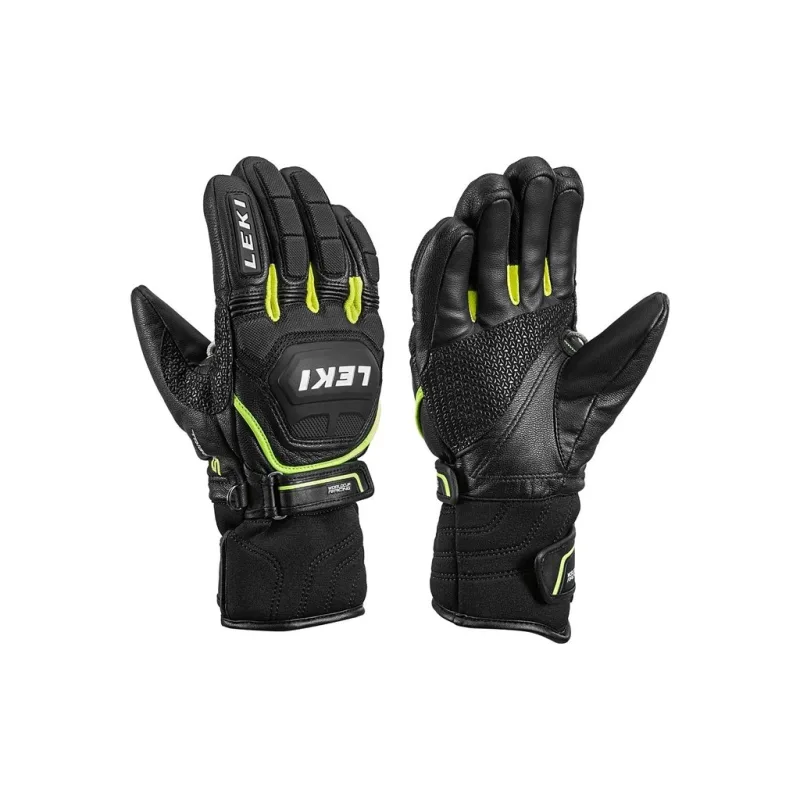 Leki Worldcup Race Flex S Junior - Black/yellow