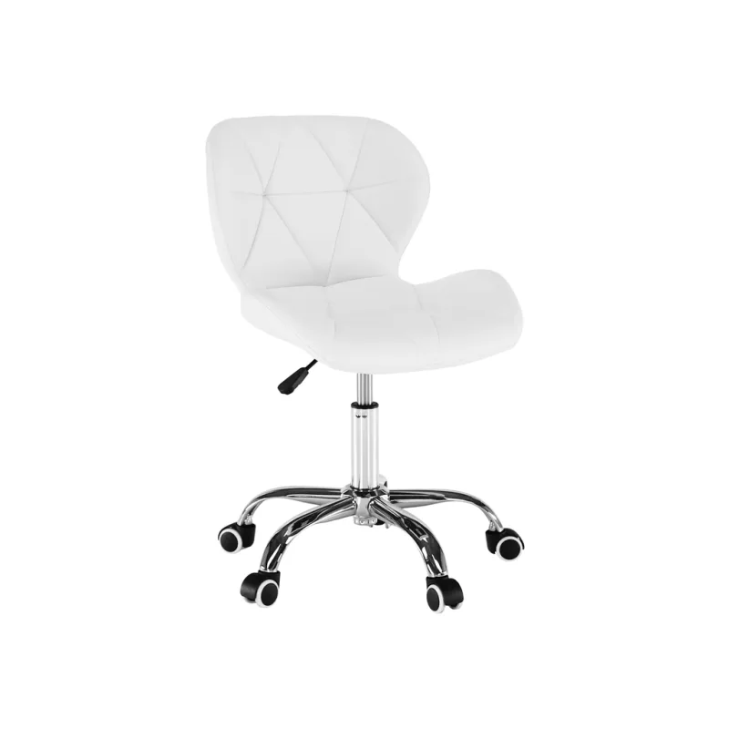 Designová kancelářská židle NOMI - bílá ekokůže