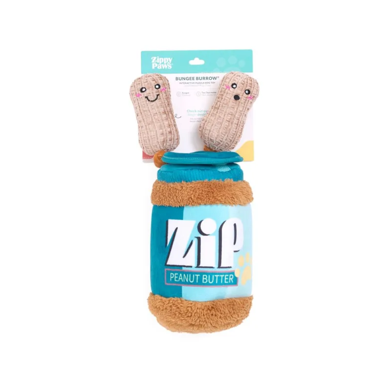 ZippyPaws Bunji Burrow – Arašídové máslo