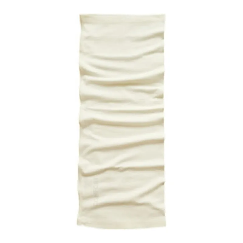 Functional tube Flat made of merino wool light beige