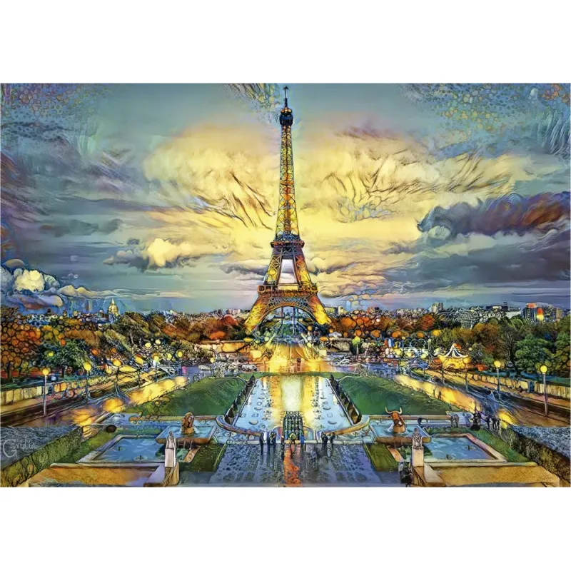 Puzzle Eiffelova veža, Paríž, Francúzsko