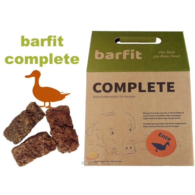 BARFIT kompletní barf směs - kachna 2500g