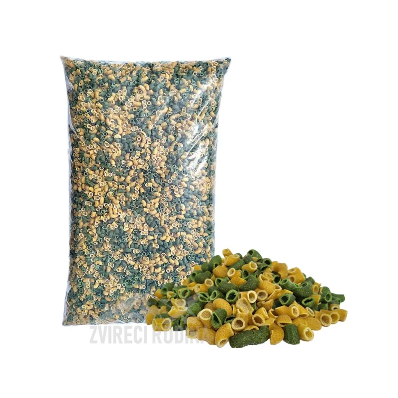 Krmné těstoviny s mořskou řasou - kolínka 9kg